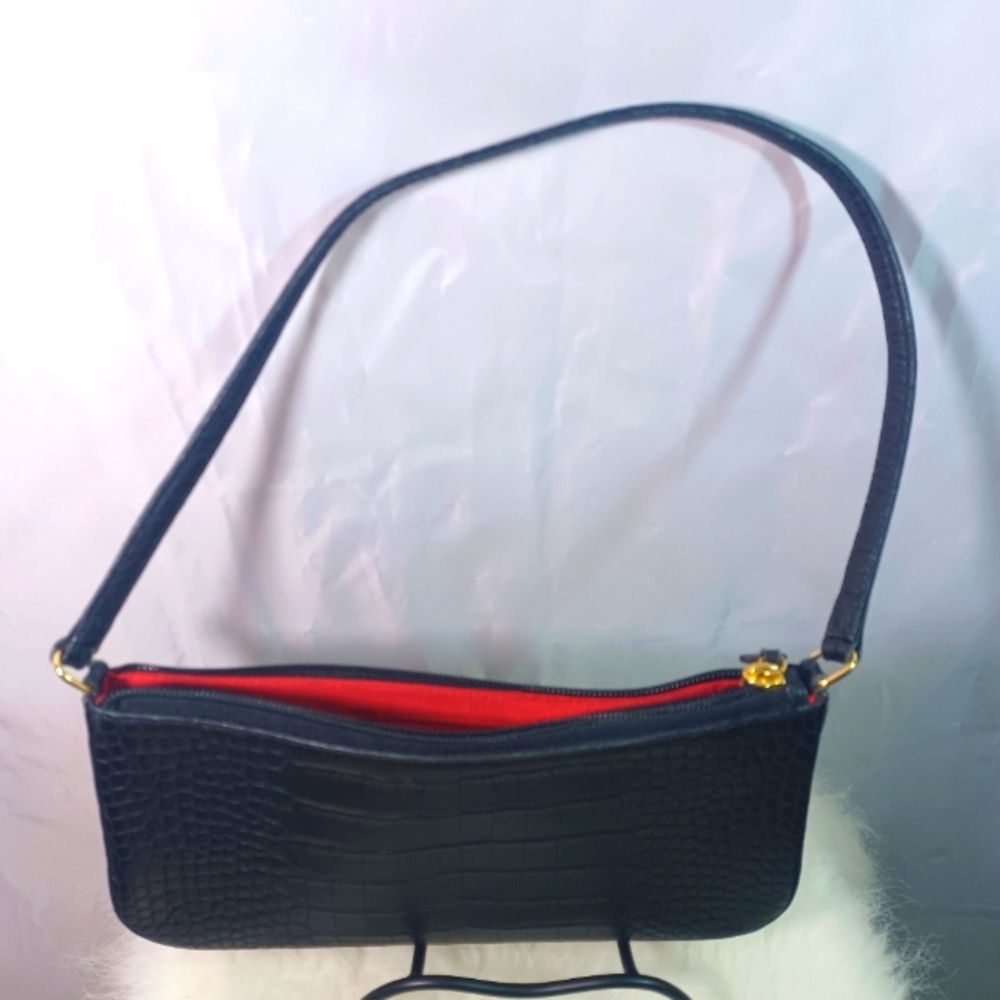 NEIMAN MARCUS, Small Shoulder Bag, Black - Picture 11 of 12